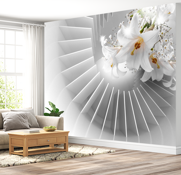 3D Illusion Wallpaper Wall Mural - Domino Effect