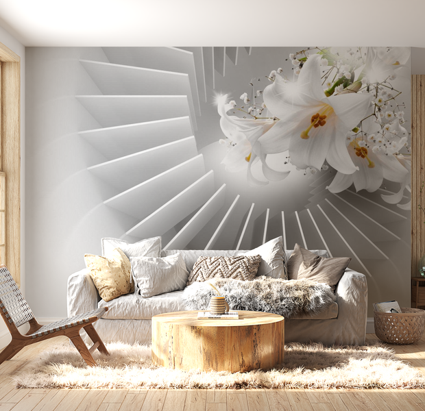 3D Illusion Wallpaper Wall Mural - Domino Effect 39"Wx27"H