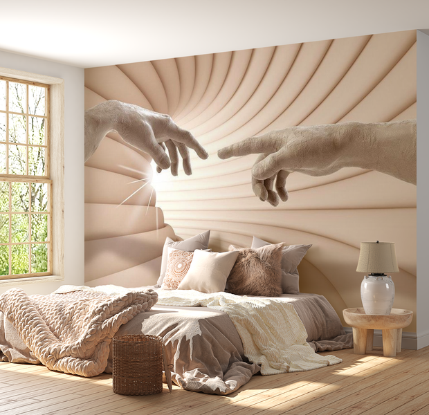 3D Illusion Wallpaper Wall Mural - Follow The Light