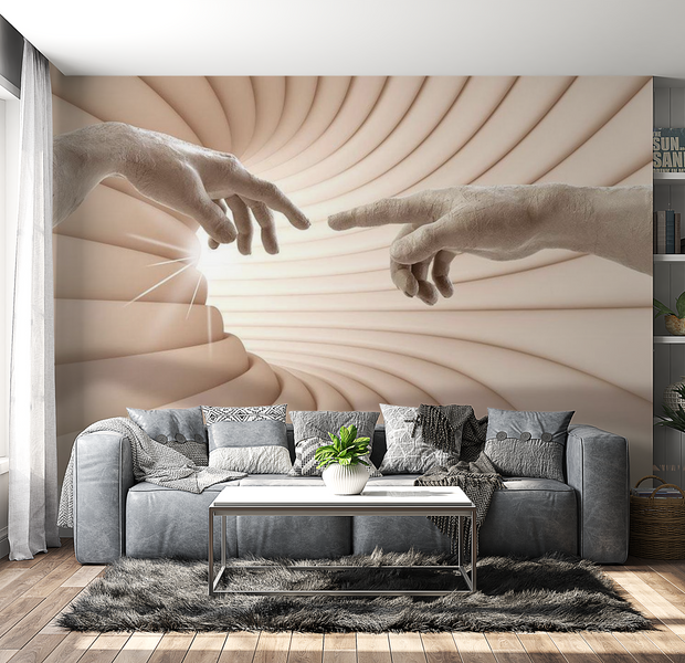 3D Illusion Wallpaper Wall Mural - Follow The Light 39"Wx27"H