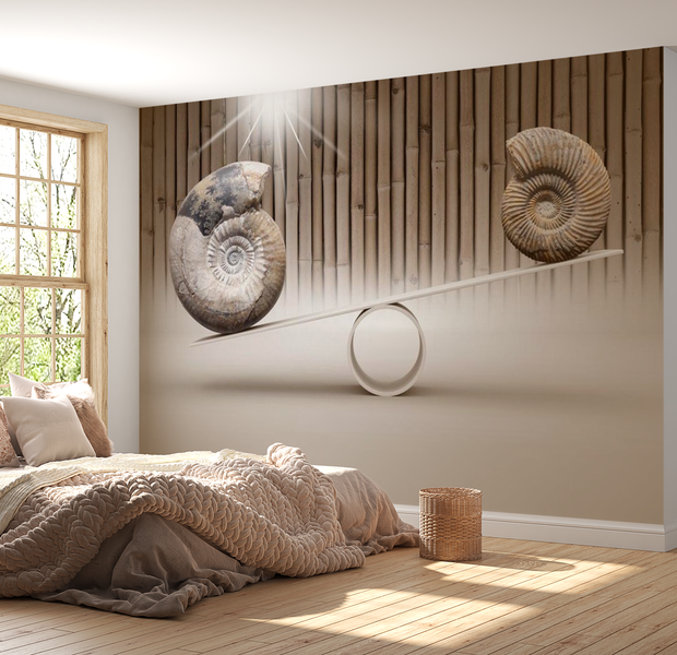3D Illusion Wallpaper Wall Mural - Fun With Fossils