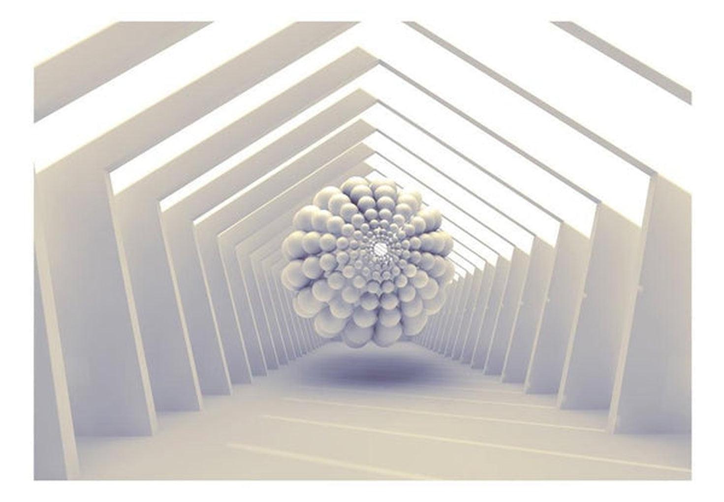 3D Illusion Wallpaper Wall Mural - Futuristic Gateway