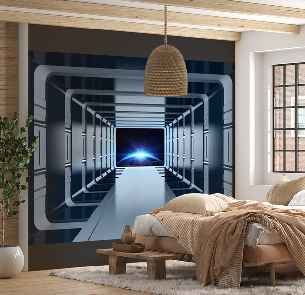 3D Illusion Wallpaper Wall Mural - Galactic Gates