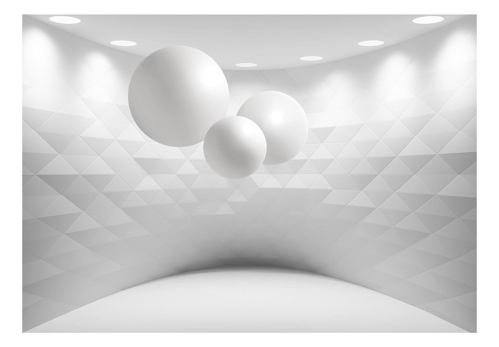 3D Illusion Wallpaper Wall Mural - Geometric Room