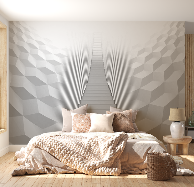 3D Illusion Wallpaper Wall Mural - Mneme 39"Wx27"H
