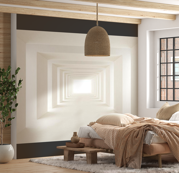 3D Illusion Wallpaper Wall Mural - Into The Light