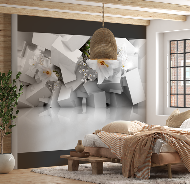 3D Illusion Wallpaper Wall Mural - Lost In Chaos