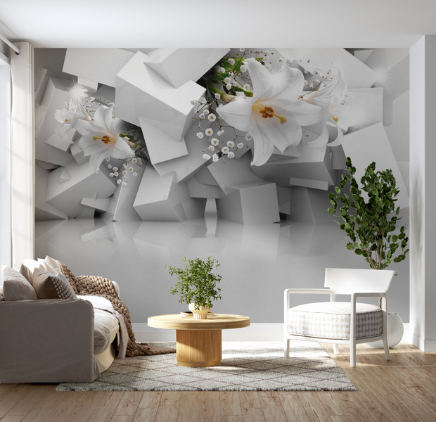 3D Illusion Wallpaper Wall Mural - Lost In Chaos 39"Wx27"H