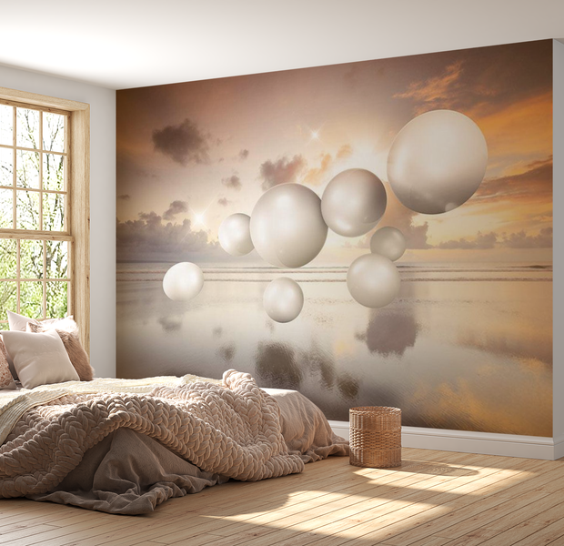 3D Illusion Wallpaper Wall Mural - Morning Jewels