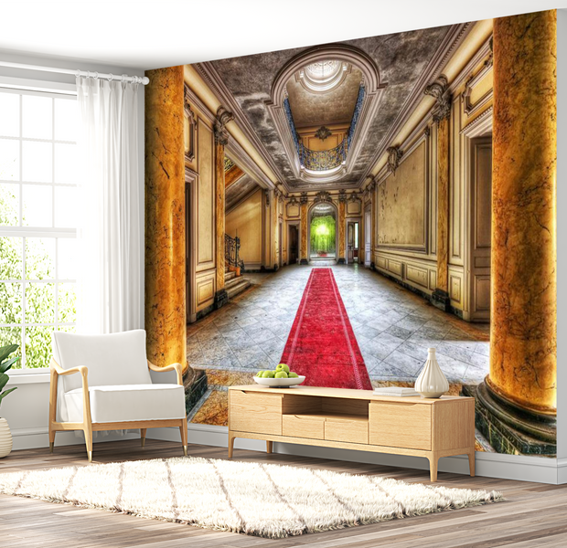 3D Illusion Wallpaper Wall Mural - Mystery Marble