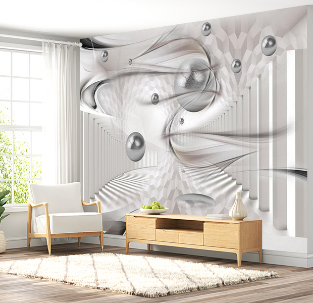 3D Illusion Wallpaper Wall Mural - Optical Odyssey