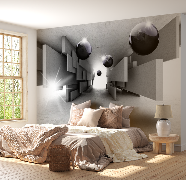 3D Illusion Wallpaper Wall Mural - Optical Play