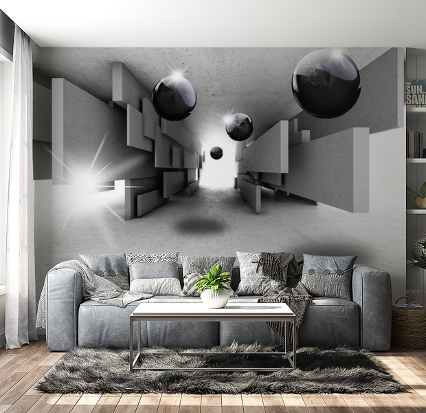 3D Illusion Wallpaper Wall Mural - Border Control 39"Wx27"H