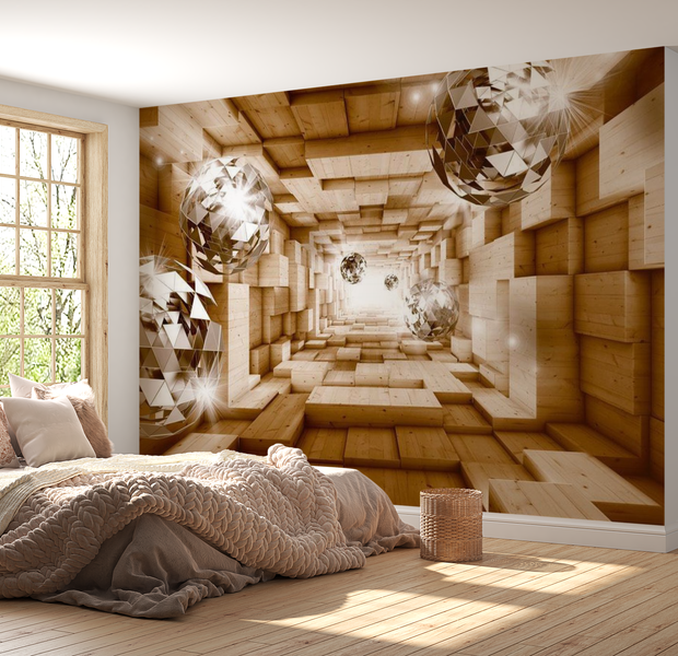 3D Illusion Wallpaper Wall Mural - Perspective Play