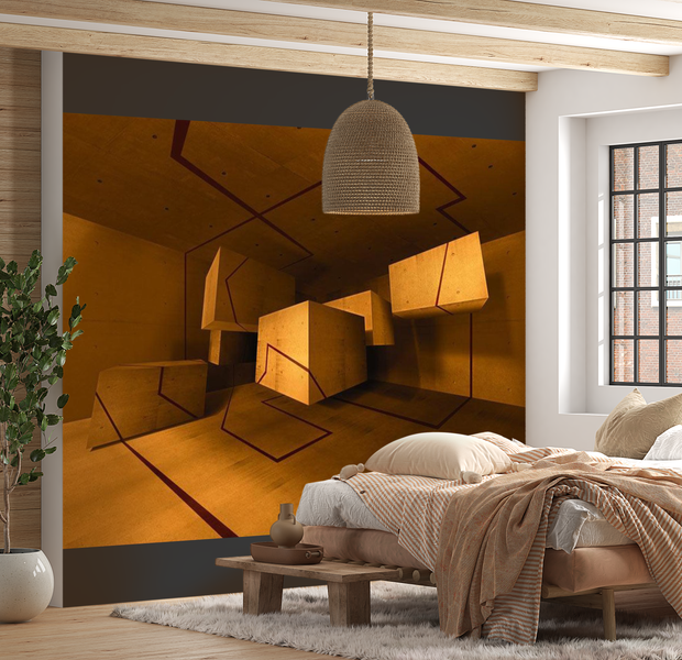 3D Illusion Wallpaper Wall Mural - Trail