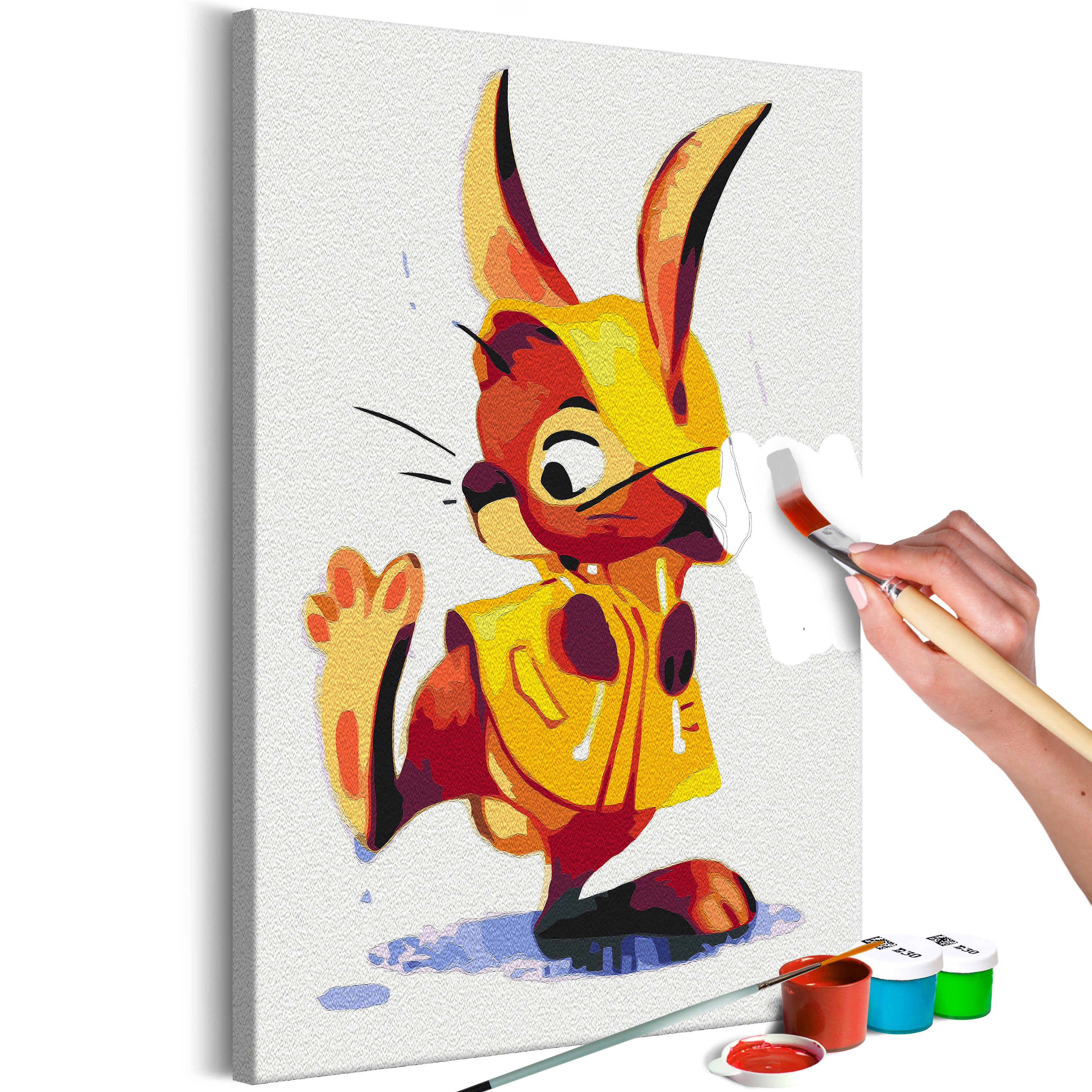 Paint By Numbers Kit - Bunny in the Rain