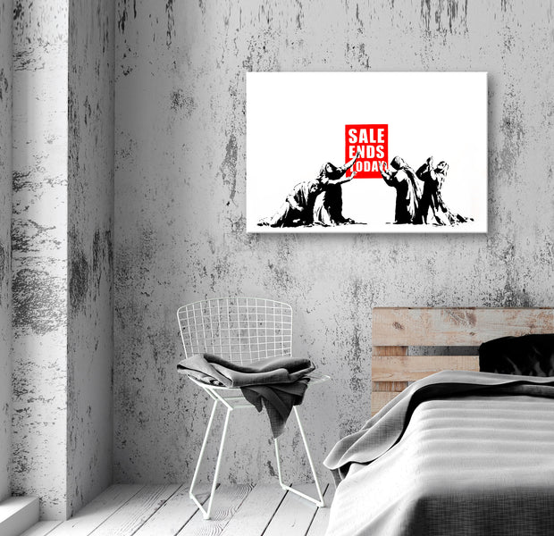 Stretched Canvas Street Art - Sale Ends Today