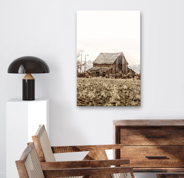 Landscape Canvas Wall Art - Abandoned Ranch