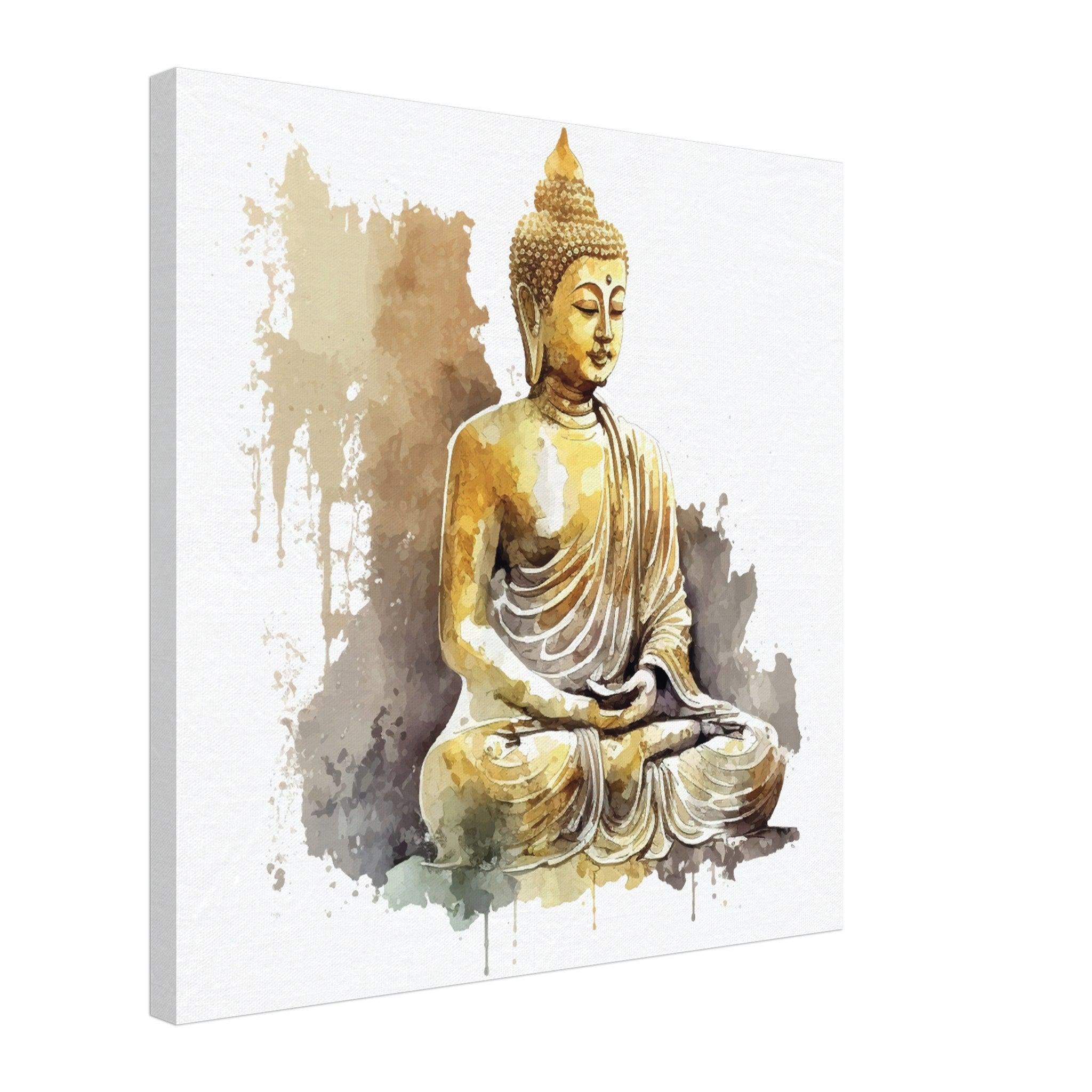 Buddha Watercolour Expression on Canvas