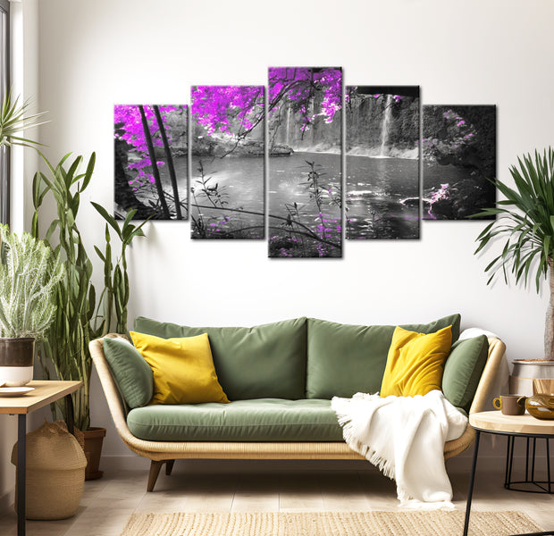 Stretched Canvas Landscape Art - Forgotten Lake 40"Wx20"H