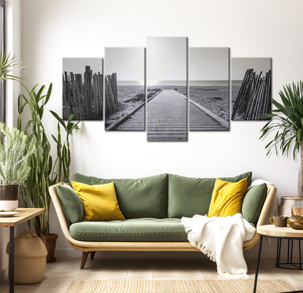 Stretched Canvas Landscape Art - Maritime Memories 40"Wx20"H