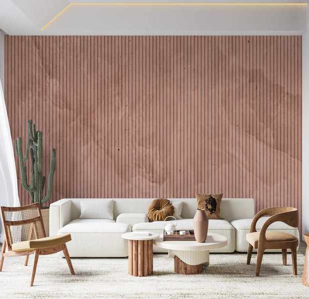 Peel & Stick Wall Mural - Small Bamboo Stripes 38"Wx27"H