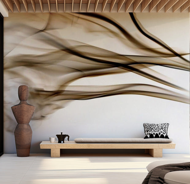 Abstract Wallpaper Wall Mural - Smoke - Abstract 118"Wx90"H