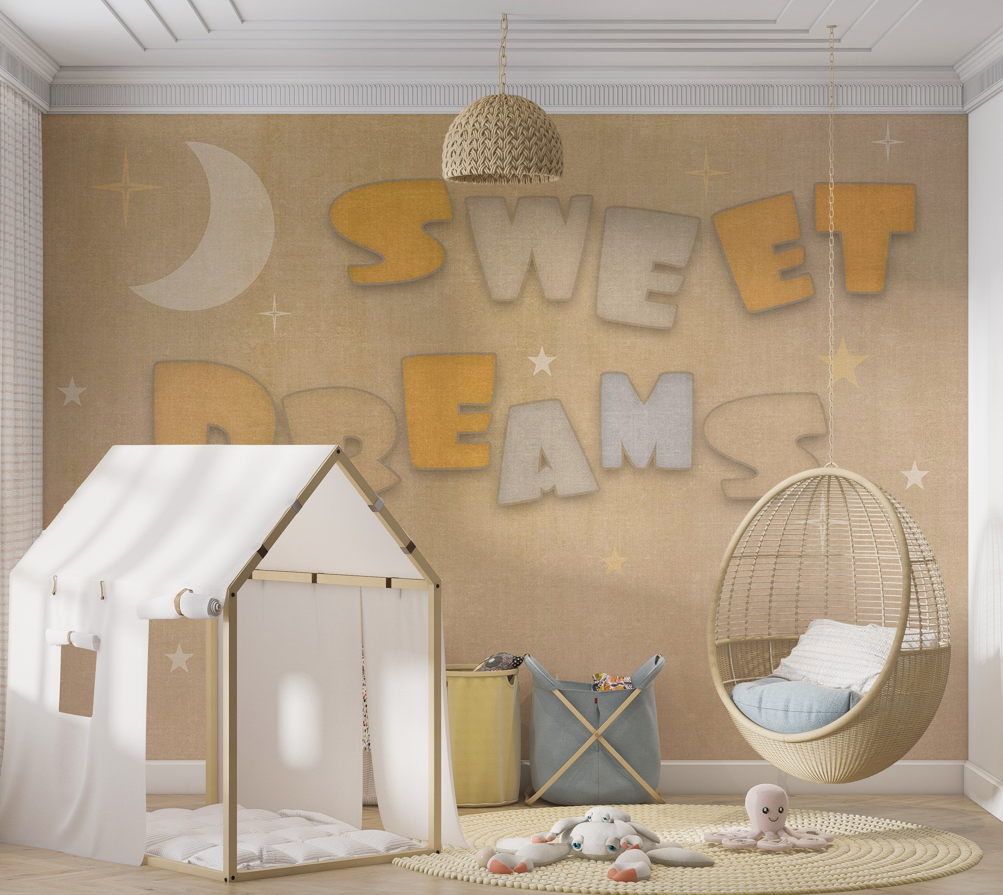 Kids Wallpaper Wall Mural - Sweet Dreams 39"Wx27"H / Standard