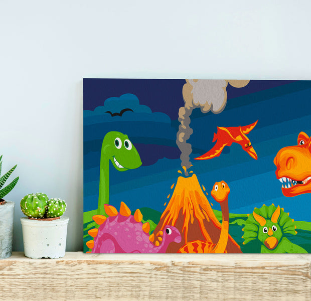 Paint By Numbers Kit - Dinosaur World