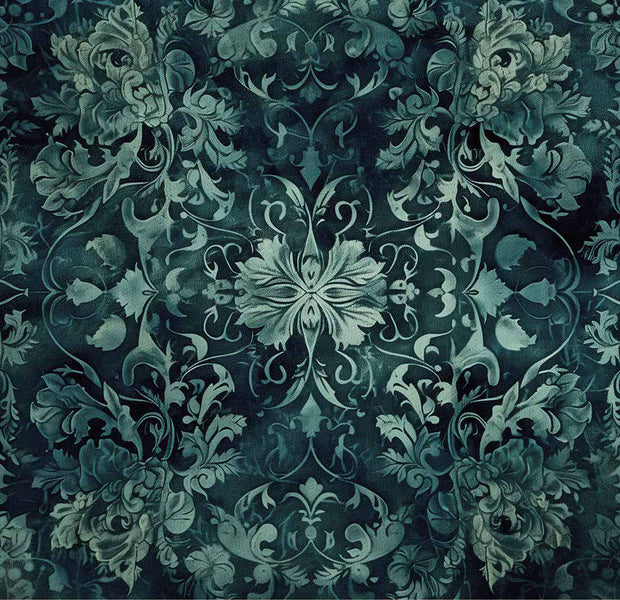 Peel & Stick Wall Mural - Oriental Emerald Carpet 38"Wx27"H