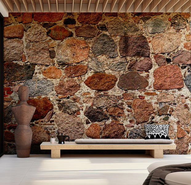 Background & Patterns Wallpaper Wall Mural - Stony Artistry 39"Wx27"H