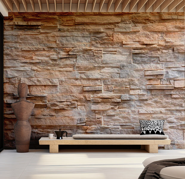 Background & Patterns Wallpaper Wall Mural - Stone Virtuosity 39"Wx27"H