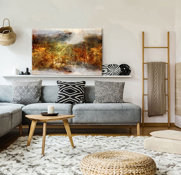 Abstract Canvas Wall Art - Explosion of Feelings