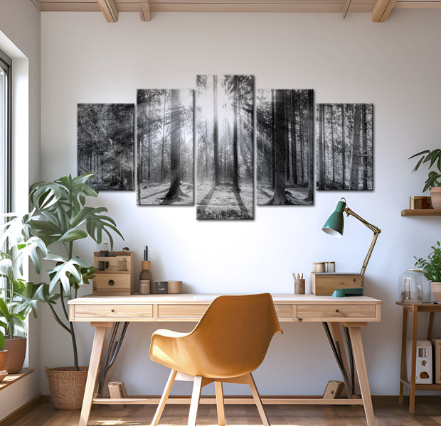 Stretched Canvas Landscape Art - Forest Of Memories 40"Wx20"H