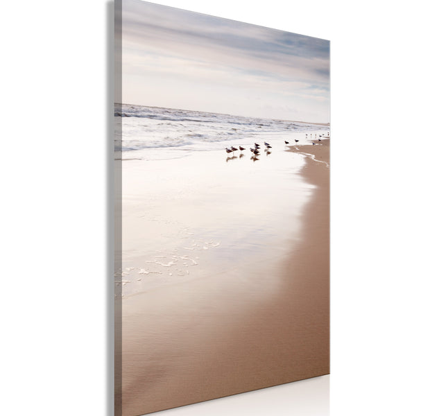 Landscape Canvas Wall Art - Autumn Beach