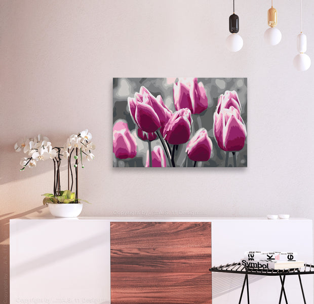 Paint By Numbers Kit - Tulip Field