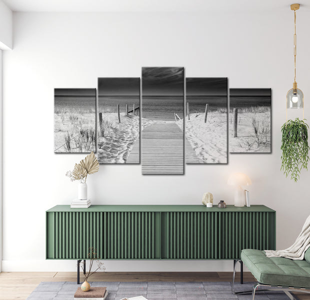 Stretched Canvas Landscape Art - A Memory From The Sea 40"Wx20"H