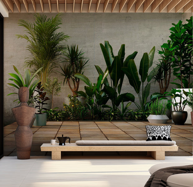 Peel & Stick Botanical Wall Mural - Home Garden 38"Wx27"H