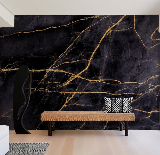 Peel & Stick Wall Mural - Golden Paths 38"Wx27"H