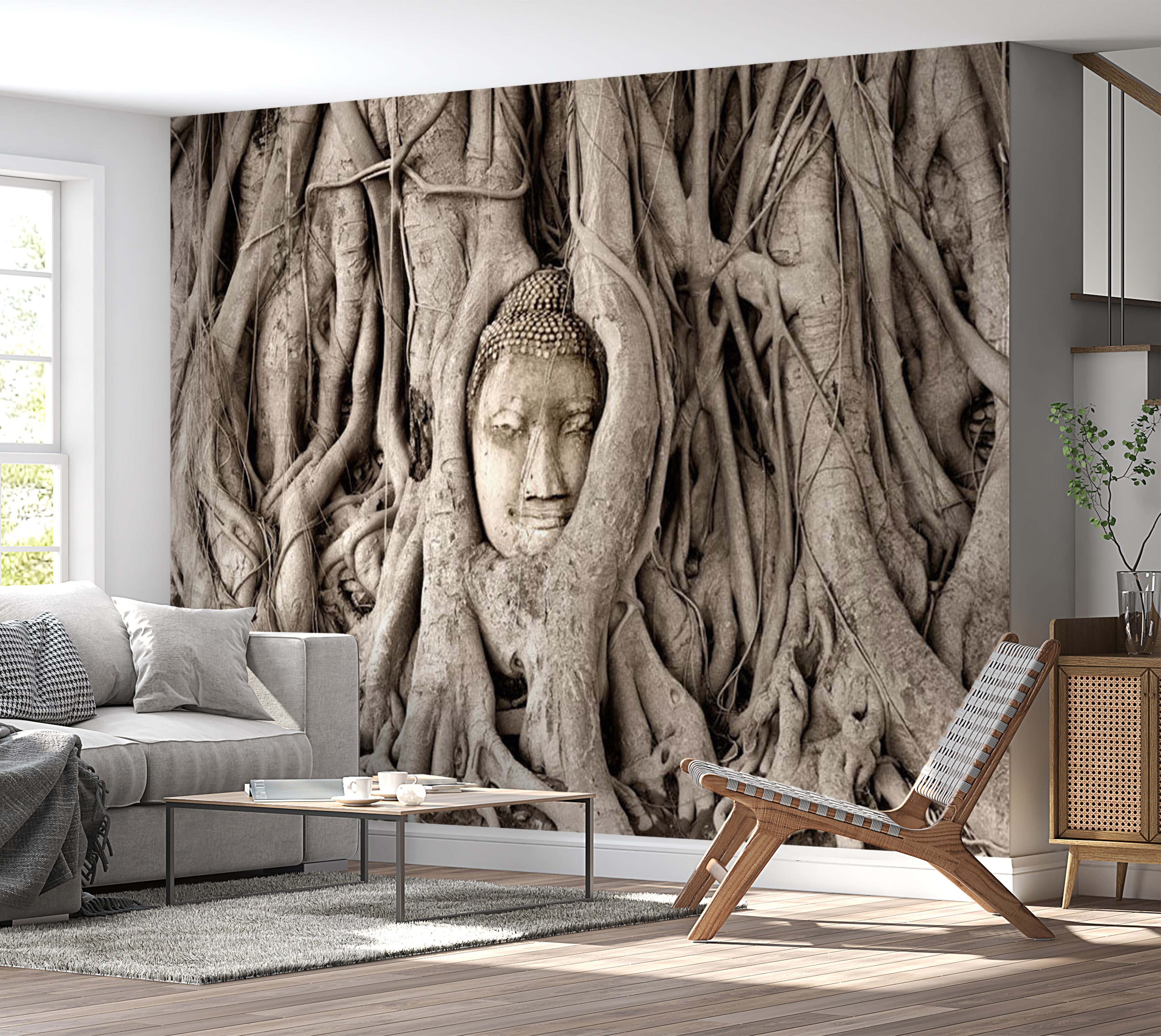 Peel & Stick Spiritual Wall Mural - Buddha's Tree