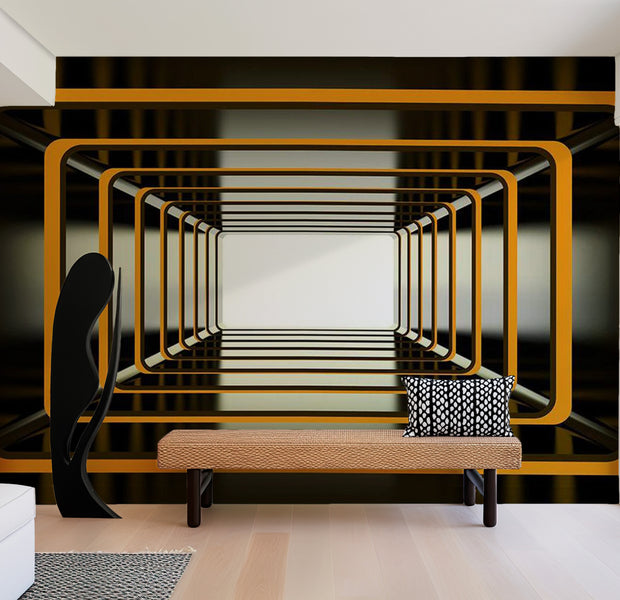 Abstract Wallpaper Wall Mural - Titian Dimension 39"Wx27"H