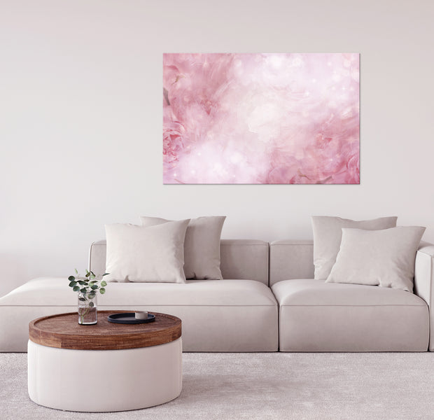 Abstract Canvas Wall Art - Pink Power