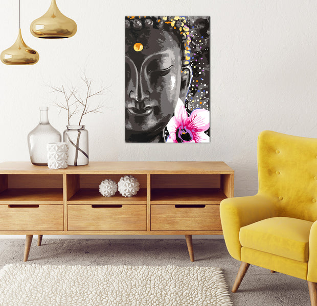 Paint By Numbers Kit - Buddha and Flower