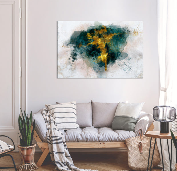 Abstract Canvas Wall Art - Golden Hour