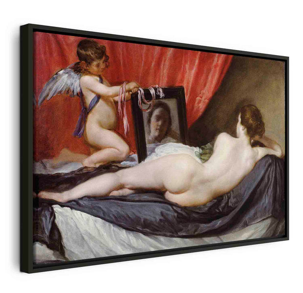Floating Framed Canvas Art - The Rokeby Venus - Diego Velázquez