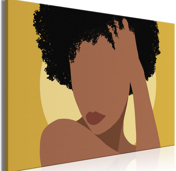 Abstract Canvas Wall Art - Invisible Gaze