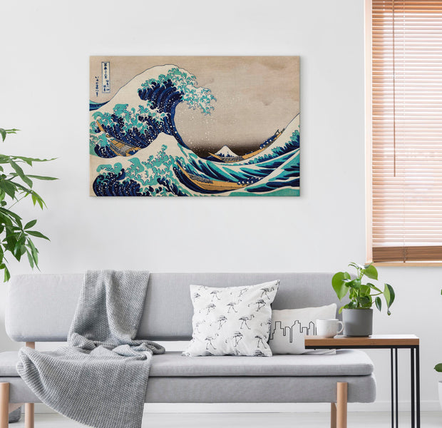 Reproduction Canvas Wall Art - The Great Wave off Kanagawa