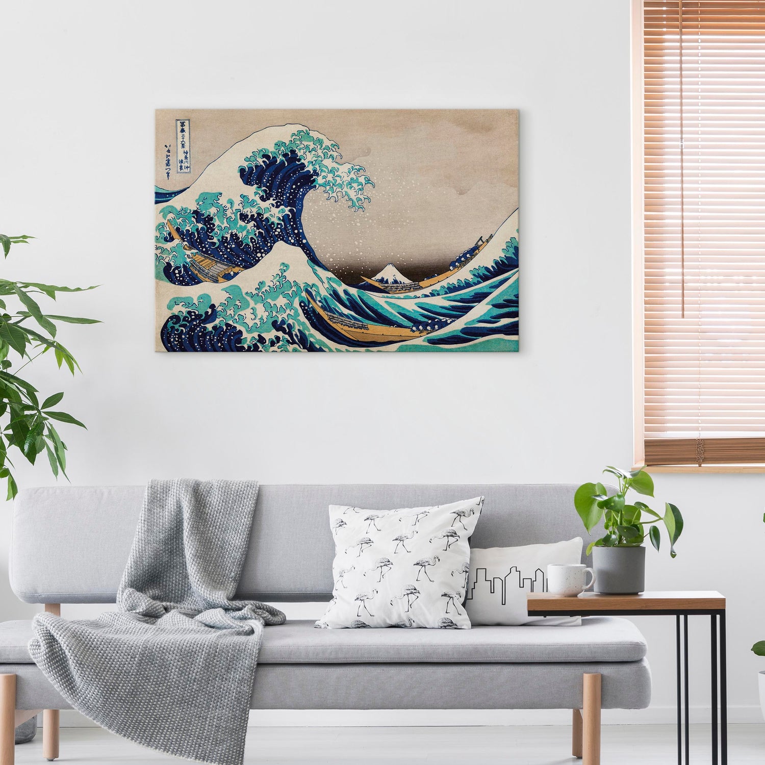 Reproduction Canvas Wall Art - The Great Wave off Kanagawa