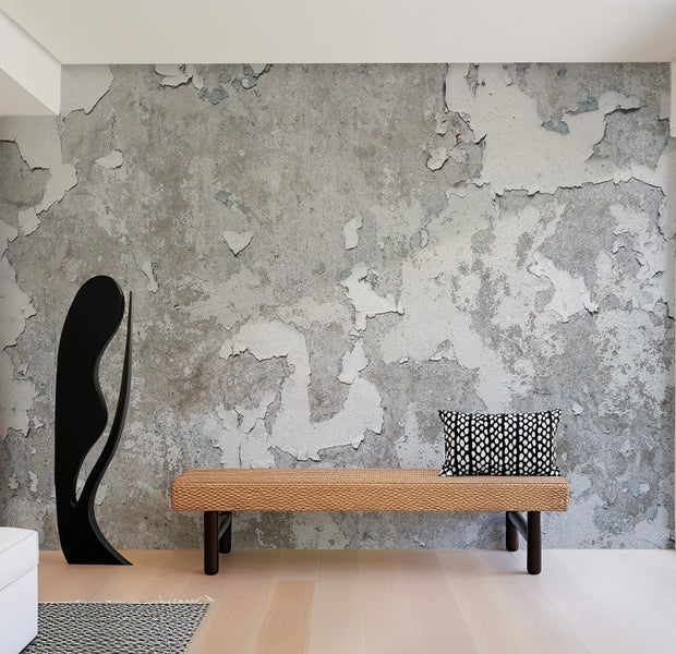 Surface Texture Wallpaper Wall Mural - Old Peeling Wall 39"Wx27"H / Standard