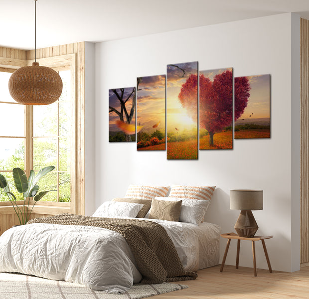 Stretched Canvas Landscape Art - Land Of Feelings 40"Wx20"H